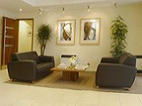 The welcoming lobby at Somerset Queen's Gate Gardens