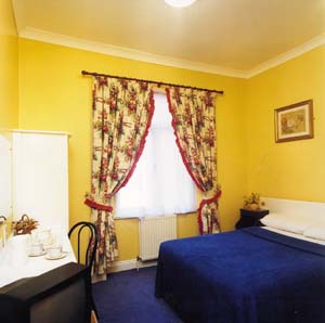 A double room at Crestfield Hotel