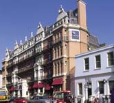 The facade of the Grosvenor Kensington